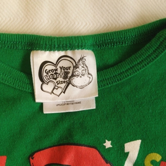 dr. seuss the grinch christmas long sleeve bodysuit diaper shirt 18 months baby - Picture 4 of 7